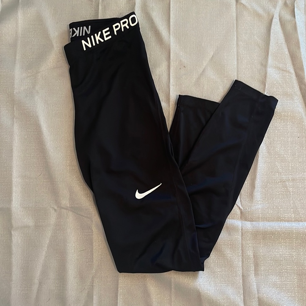 Nike Pro Black Leggings Size Medium